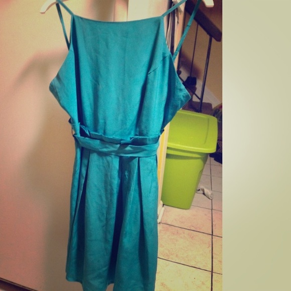 Something Blue by Natalie Wood Turquoise Dress