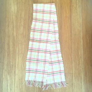 Burberry London Multicolored Check Scarf