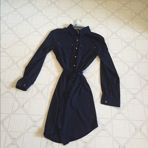never worn navy dress