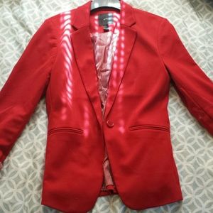 Red Forever 21 Blazer