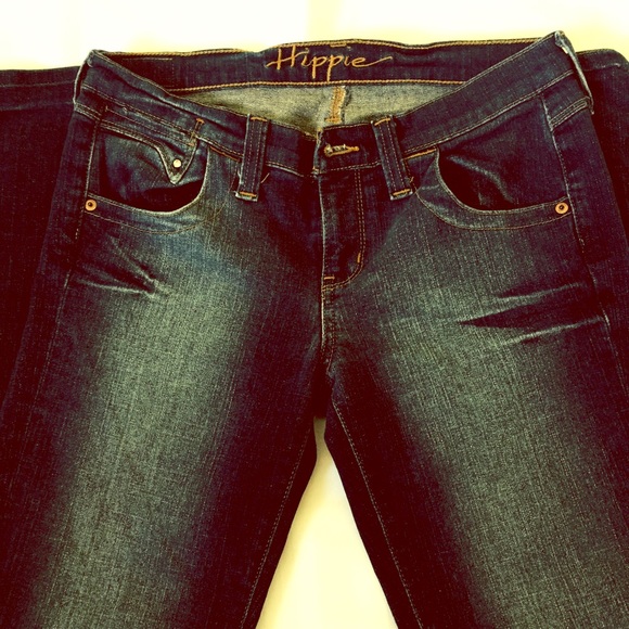 hippie jeans like new!!