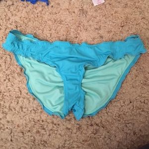 Victoria's Secret scrunch bottoms blue