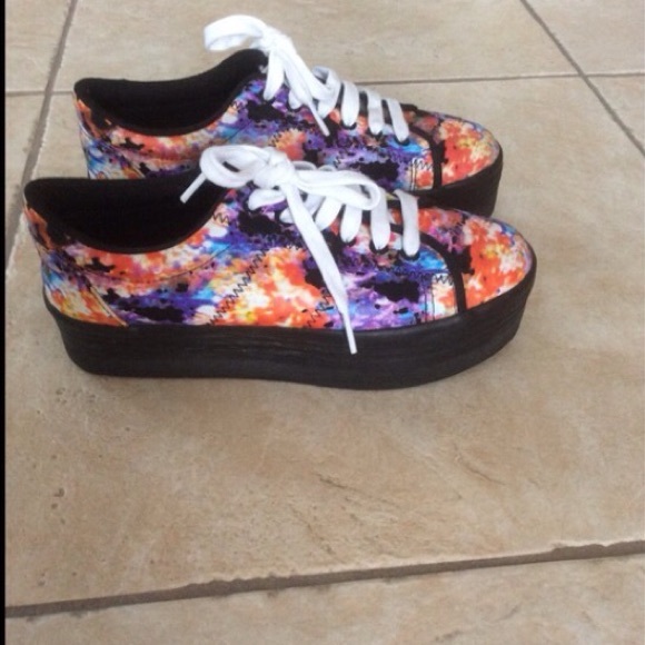 Jeffrey Campbell platform tennis shoes