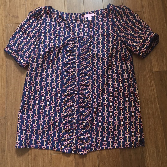 Lily Pulitzer print blouse