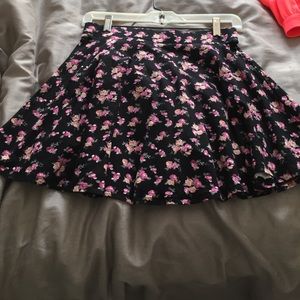 Floral skater skirt