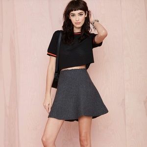 De Phil warm up knit skater skirt