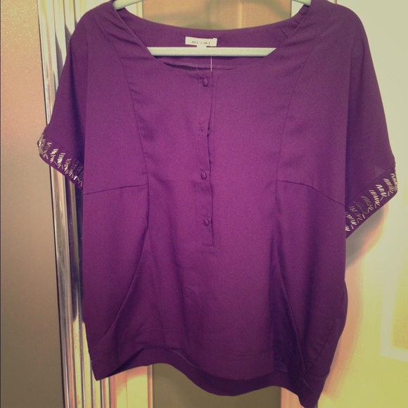 Boutique brand purple blouse