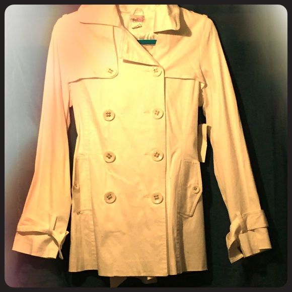 Off white trench coat