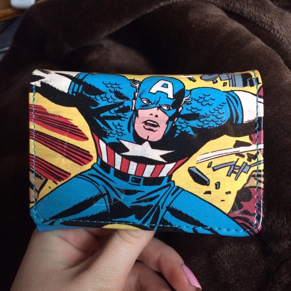 🇺🇸 marvel Captain America trifold wallet 🇺🇸