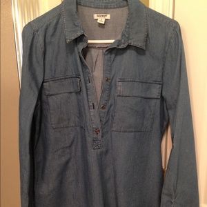 Old Navy denim popover