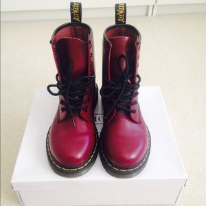 Cherry Red/Maroon Women's 1460 Dr. Martens