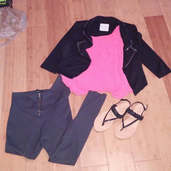 Pacsun Studded blazer -Black