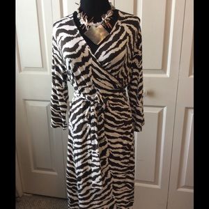 Zebra Print Dress