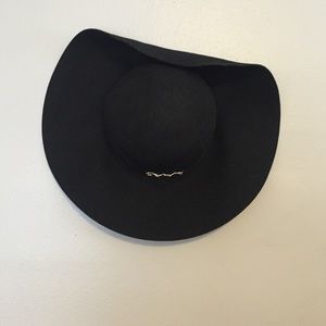 Black Floppy Hat