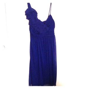 Beautiful navy blue dress from David's bridal!