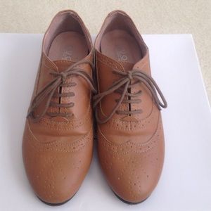 Tan Oxfords