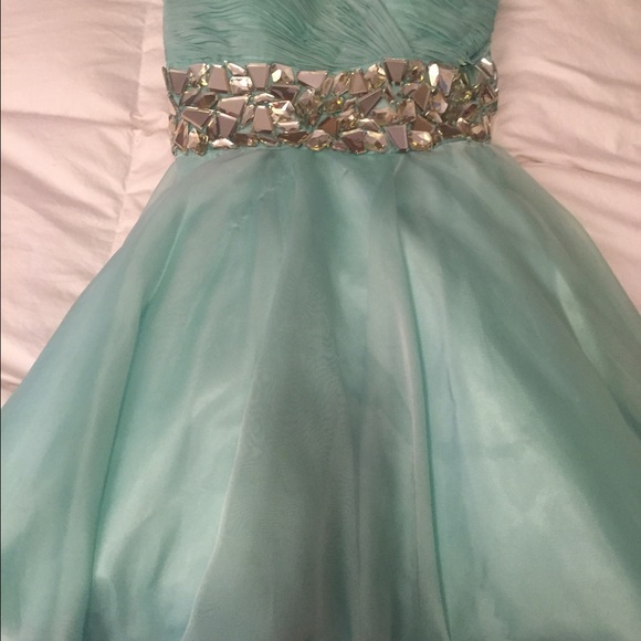 Gorgeous Tiffany mint green dress