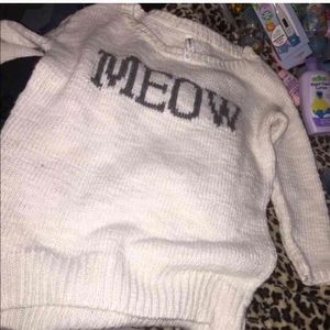 Meow sweater✨