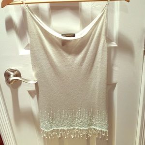 Vintage Light Blue Cashmere/Silk Top