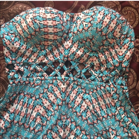 Blue summer dress