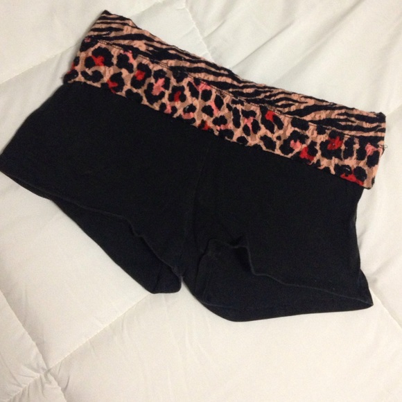 PINK yoga shorts HTF