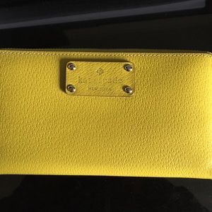 Kate spade lime green wallet