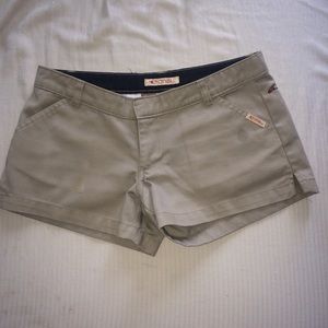 Khaki women's shorts