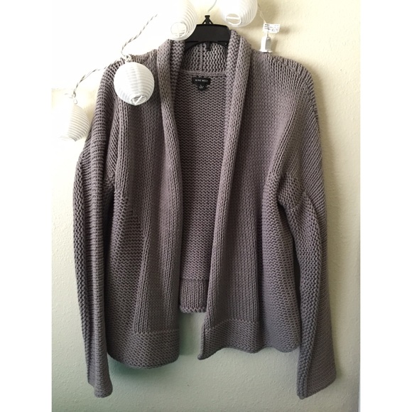 Thick knit cardigan