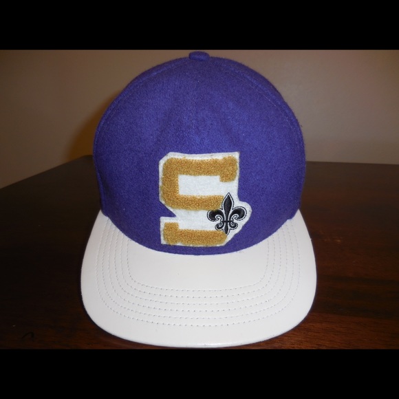Wool/Leather Chenile S 5-panel (Purple) - Picture 1 of 4