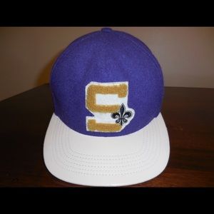 Wool/Leather Chenile S 5-panel (Purple)