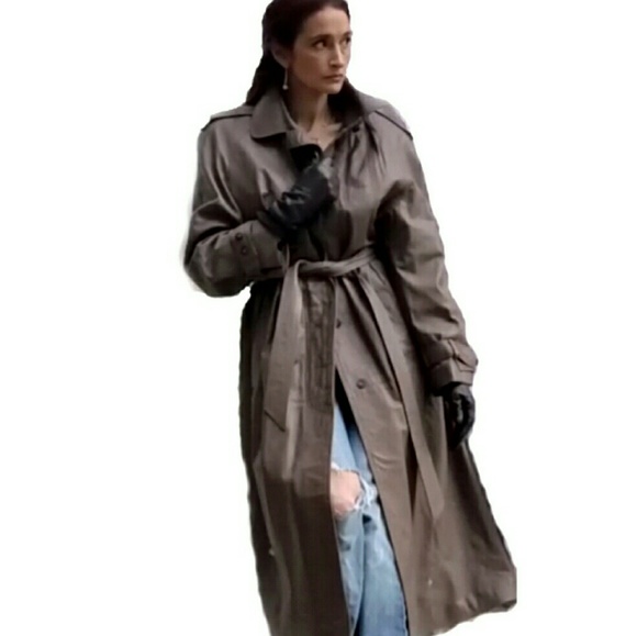 ❌Fendi Vintage Long Leather Trench Coat- 10❌ - Picture 2 of 4