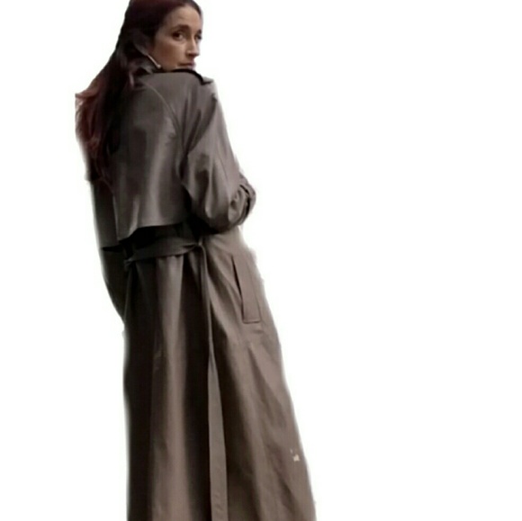 ❌Fendi Vintage Long Leather Trench Coat- 10❌ - Picture 3 of 4