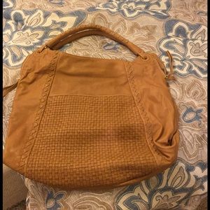 Christopher Kon tan woven leather handbag
