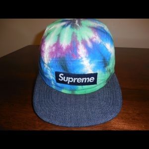 Tie Dye Camp Cap (Navy)