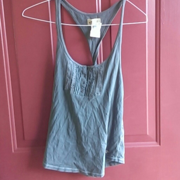 Grey Hollister tank top - Picture 1 of 3