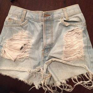 LF jean shorts