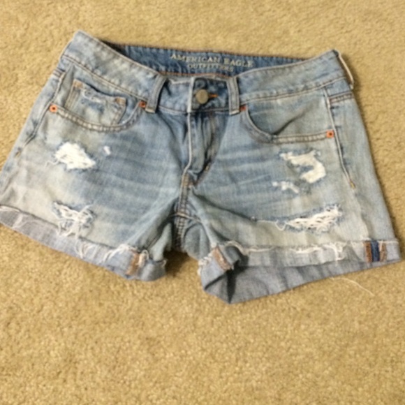 Light Denim American Eagle Shorts