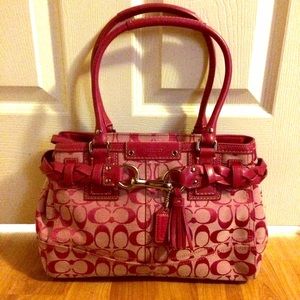Hot Pink Coach Purse