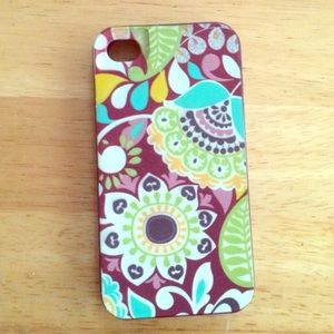Plum Crazy Vera Bradley iPhone 4/4S rubber case
