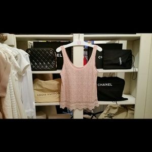 🔅🔆🔅NEW🔅🔆🔅Pink lace tanktop