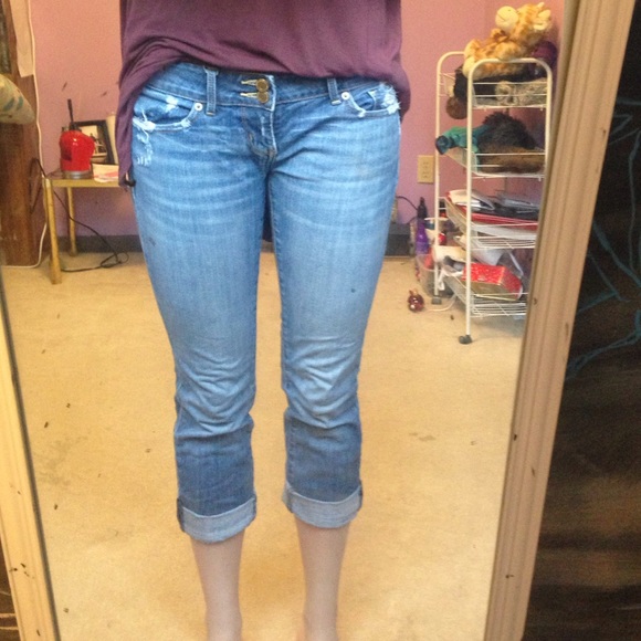 American Eagle Capri's