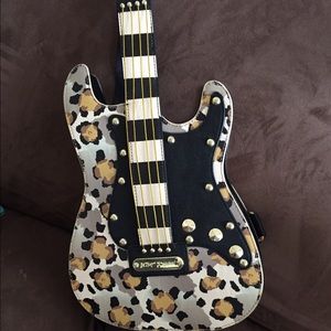 Punk rock guitar purse