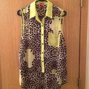 Animal print top