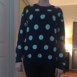 Polka dot sweater