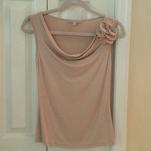 Moa Moa Taupe sleeveless top