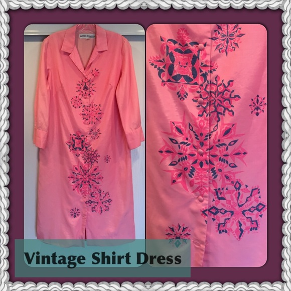 Think Pink Shirt Dress