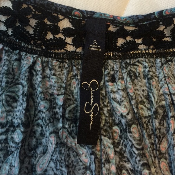 Jessica Simpson peasant top