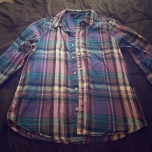 Forever 21 plaid button up