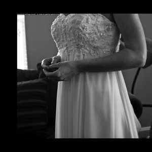 Galina sweetheart neckline wedding dress