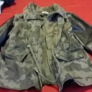 Cute camouflage lightweight jacket